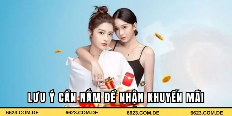Chú ý để nhận thưởng thành công tại sân chơi